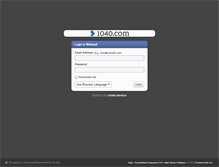 Tablet Screenshot of email.1040.com